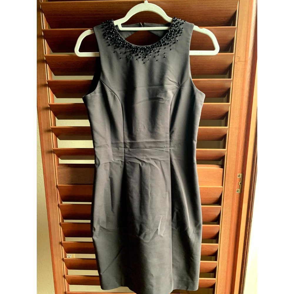 H&M Black Dress with Beading - 8